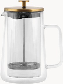 Borosilikátový french press Silver Matt Diva