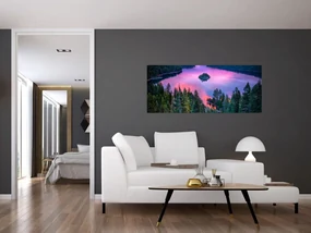 Obraz - Jazero Tahoe, Sierra Nevada, Kalifornia, USA (120x50 cm)