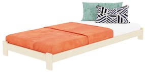 Drevená jednolôžková posteľ SIMPLY