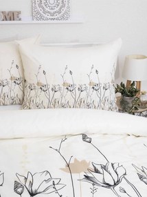 Francúzske bavlnené obliečky Renforcé – Aneta béžová