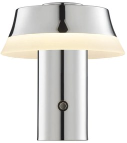 Brilliant - LED dotyková stmievateľná nabíjateľná stolná lampa KINICH LED/2,5W/5V 2700K lesklý chróm