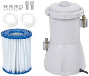 Záhradný bazén s filtráciou a rebríkom 400 x 207 x 122 cm