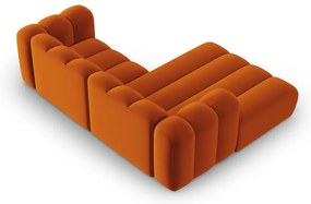 Oranžová rohová pohovka (ľavý roh) Lupine – Micadoni Home