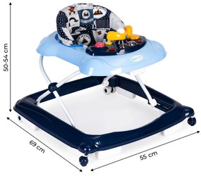 WELLHOX Detské chodítko so zvukovým multimediálnym panelom