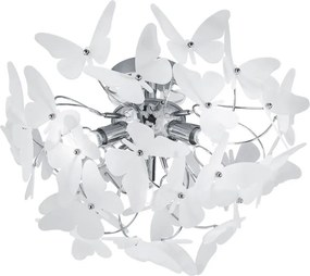 Detské svietidlo s plastovým tienidlom ø 45 cm Butterfly – Reality