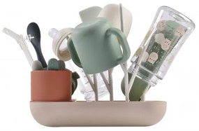 Beaba - Odkvapkávač na fľaše béžová/oranžová