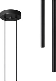 Čierne kovové závesné svietidlo ø 15 cm Fideus – Sollux