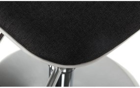 Barová stolička G21 Lima látková, black 60023300