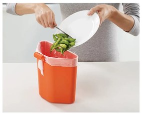 Oceľový odpadkový kôš na triedený odpad v striebornej farbe 60 l Totem Max – Joseph Joseph