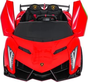 Elektrické autíčko Lamborghini Veneno červené