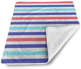 Sablio Deka pre bábätko Farebné veselé pruhy - 90x120 cm