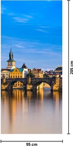 Fototapeta na dvere - Karlov most (95x205cm)
