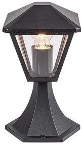 RABALUX Vonkajšia stojacia hliníková lampa PARAVENTO, 1xE27, 40W, 29cm, čierna