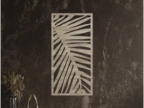 drevko Moderný obraz Palmový list Rozmer obrazu: 44,5 x 22 cm, Farba dekorácie: Čierna