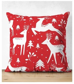 Súprava 4 vianočných obliečok na vankúš a behúň na stôl Minimalist Cushion Covers Joy