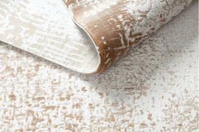 Koberec AKRYL VALS 0W9990 H02 48 Abstrakcia ornament slonia kosť / medený