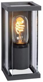 Lucide 27885/01/30 - Vonkajšie nástenné svietidlo CLAIRE 1xE27/15W/230V IP54 čierna