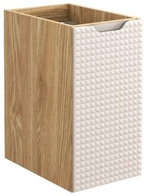 Koupelnová sestava Luxor Beige Cloud se skříňkami a umyvadlem 120 cm dub olejovaný/béžová