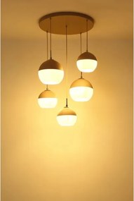 Globo 15999-5HR - Závesný luster na lankách RAGUSA 5xE27/60W/230V