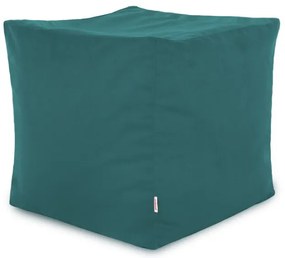 Taburetka Cubo modrá plyš