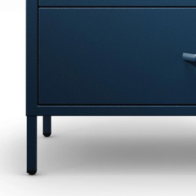 Komoda CARLA, 800 x 1015 x 400 mm, Modern: tmavomodrá farba