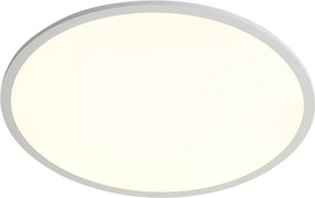 Inteligentný LED panel biely 60 cm vrátane LED stmievania na teplé svetlo s diaľkovým ovládaním - Knob