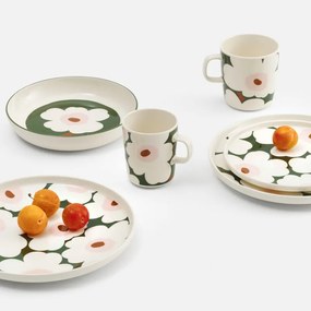 Tanier Oiva Unikko 20,5cm, zeleno-ružový