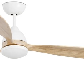 FARO 33524 - LED Stropný ventilátor POROS LED/15W/230V biela/hnedá