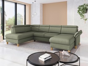 XXXLutz SEDACIA SÚPRAVA, textil, olivovozelená Sit & More - Sedačky - 00014402579P