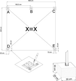 Pultová bioklimatická pergola s lamelami 3 x 4 M