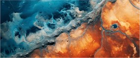 Obraz - Voda a oheň (120x50 cm)