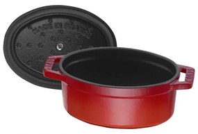 Staub Cocotte Mini hrniec oválny 11 cm/0,25 l čerešňa, 1101106