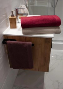 Bavlněný froté ručník MISTY 70x140 cm červený