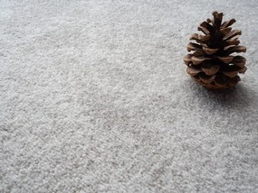 Condor Carpets, Metrážny koberec Serena 6631, na mieru, šíře 4m,5m, šedá, filc, obývacia izba
