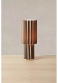 Sivá stolová lampa s textilným tienidlom (výška 45 cm) Catis – Markslöjd