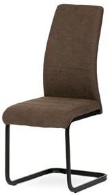 Jedálenská stolička JEREMY — kov, látka, viac farieb Hľuzovková