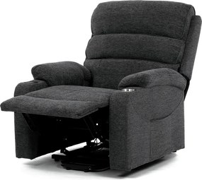 Elektrické polohovacie kreslo TV-S8348 GREY2 Farba: Sivá