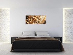 Obraz - Mramor so zlatom (120x50 cm)