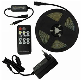ECOLIGHT COB LED pásik 35W - 24V - 320 - 5M - 3000k - teplá biela + diaľkový ovládač