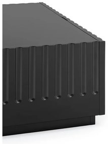 Čierny konferenčný stolík s 2 zásuvkami Teulat Doric