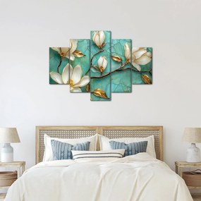 Obraz - 3D magnólia (150x105 cm)