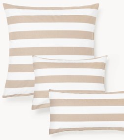 Pruhovaná obojstranná obliečka na vankúš z bavlny Lorena