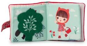 Lilliputiens - Červená Čiapočka - textilná knižka s hryzadielkom