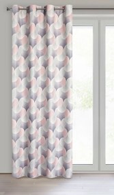 ZATEMŇOVACÍ ZÁVES NA KRÚŽKOCH ASETA 140X250 CM VZOROVANÁ