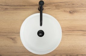 Rea Delia, umývadlo na dosku 360x360x110mm, biela lesklá, REA-U0601