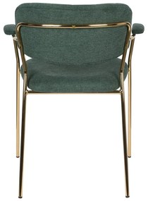 Tmavozelené jedálenské stoličky v súprave 2 ks Jolien – White Label