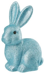 Butlers EASTER Veľkonočný trblietavý zajačik 22 cm - modrá