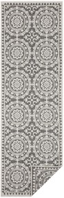 NORTHRUGS - Hanse Home koberce AKCIA: 80x250 cm Behúň Twin Supreme 104128 Grey/Cream – na von aj na doma - 80x250 cm