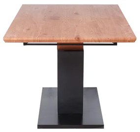 Jedálenský stôl Urbano - dub zlatý / čierna