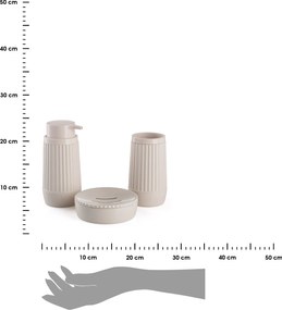 Sada kúpeľňových doplnkov Avenis, béžová